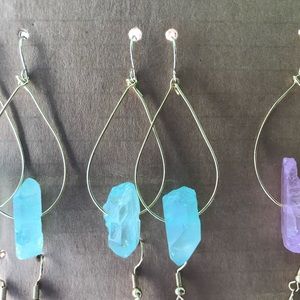 Blue Crystal Earrings